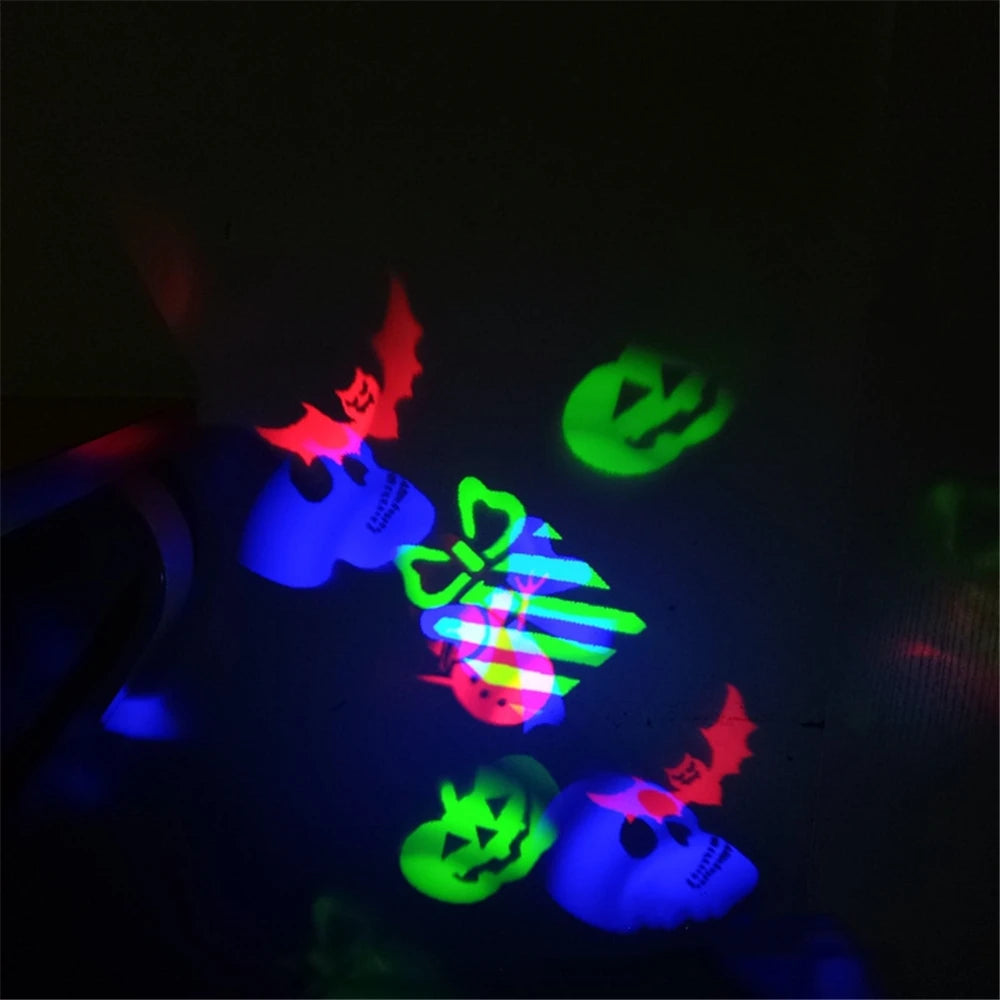 LED laser Projector Lamp Outdoor Landscape LED Stage Light Christmas Gift Halloween Heart Snowflake Spotlight Garden party Lamp