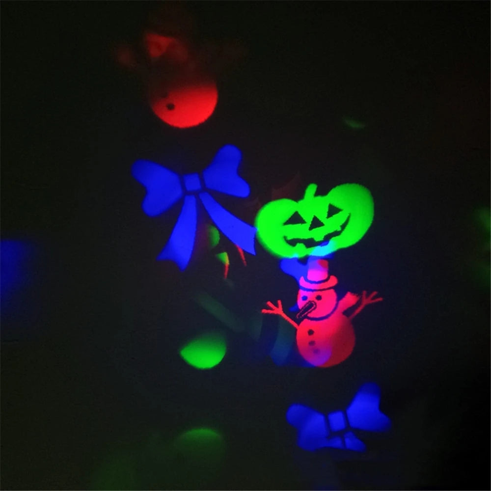 LED laser Projector Lamp Outdoor Landscape LED Stage Light Christmas Gift Halloween Heart Snowflake Spotlight Garden party Lamp