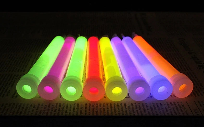 6inch Glow Sticks Party Glowstick Light Stick Chemical Fluorescent Halloween Hanging Decoraction Camping Emergency Lights