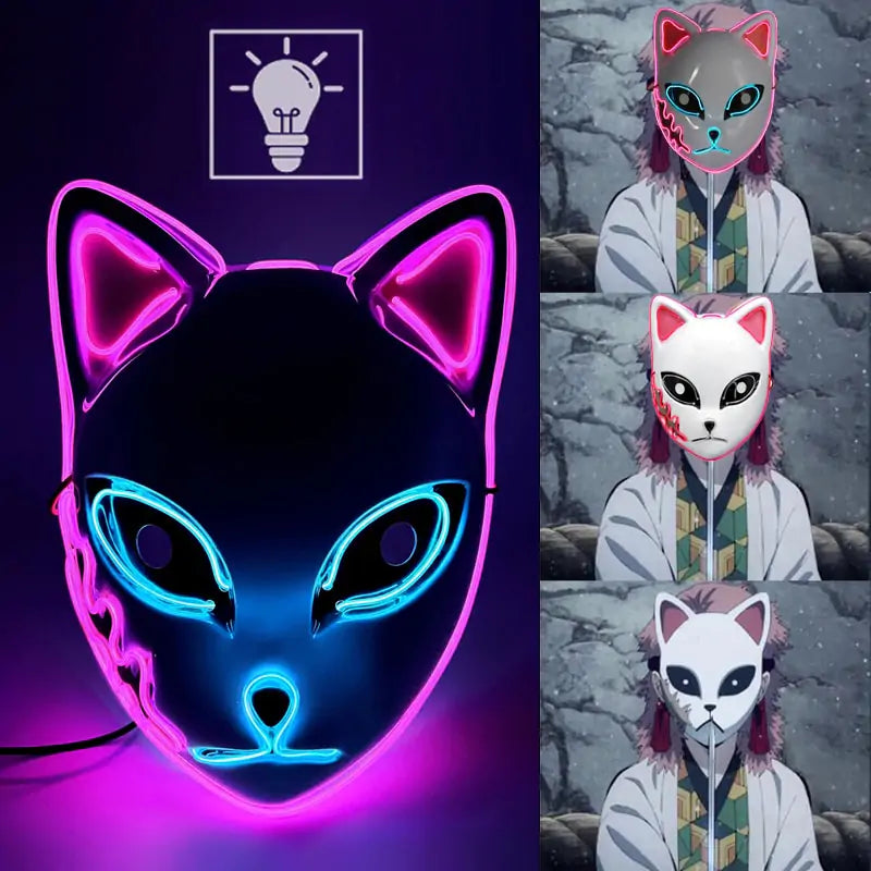 Halloween LED Cat Mask