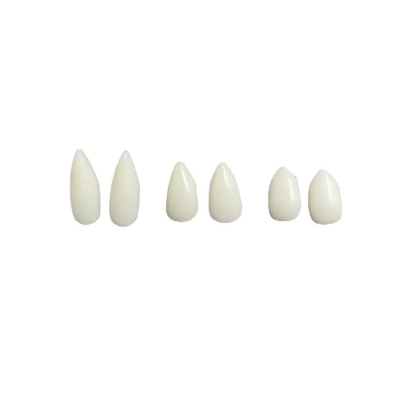 Suit Resin Vampire Teeth Fangs Halloween Props Diy Teeth Plus Glue Teeth Props Cosplay Environmentally Friendly Vampire Party