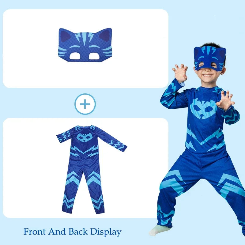 PJ Masks Toys for Children Christmas Halloween Cosplay Costume Anime Figires Catboy Gekko Owlette Birthday Party Kids Gifts