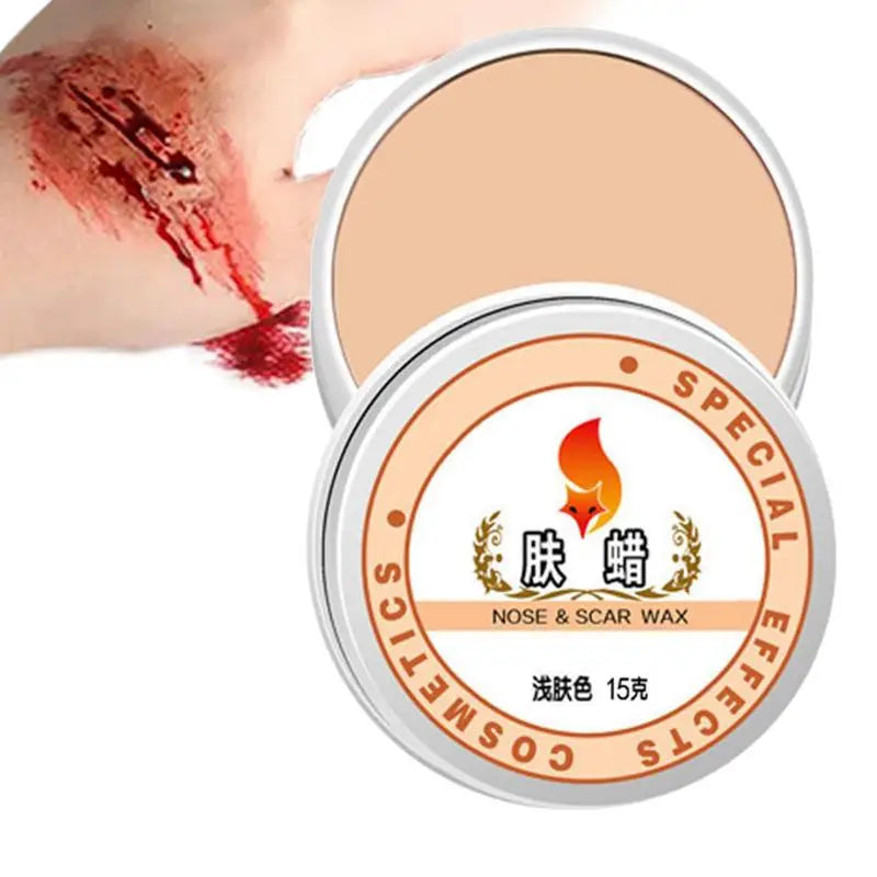 Makeup Wax Sealer Halloween Makeup Scar Wax Halloween Special Wound Modeling Skin Wax Special Makeup kit