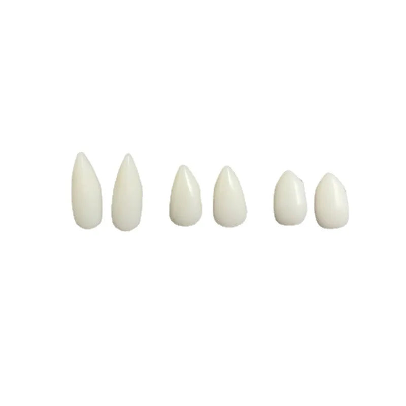 Suit Resin Vampire Teeth Fangs Halloween Props Diy Teeth Plus Glue Teeth Props Cosplay Environmentally Friendly Vampire Party