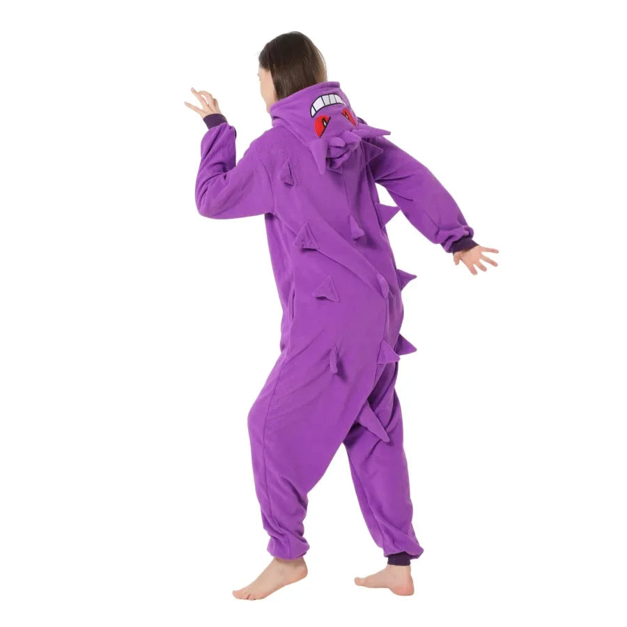 Kawaii Pokemon Series Cosplay Costume Adults Gengar Kigurumi Slowpoke Onesie Pajamas Umbreon Party Jumpsuit Halloween Sleepwear