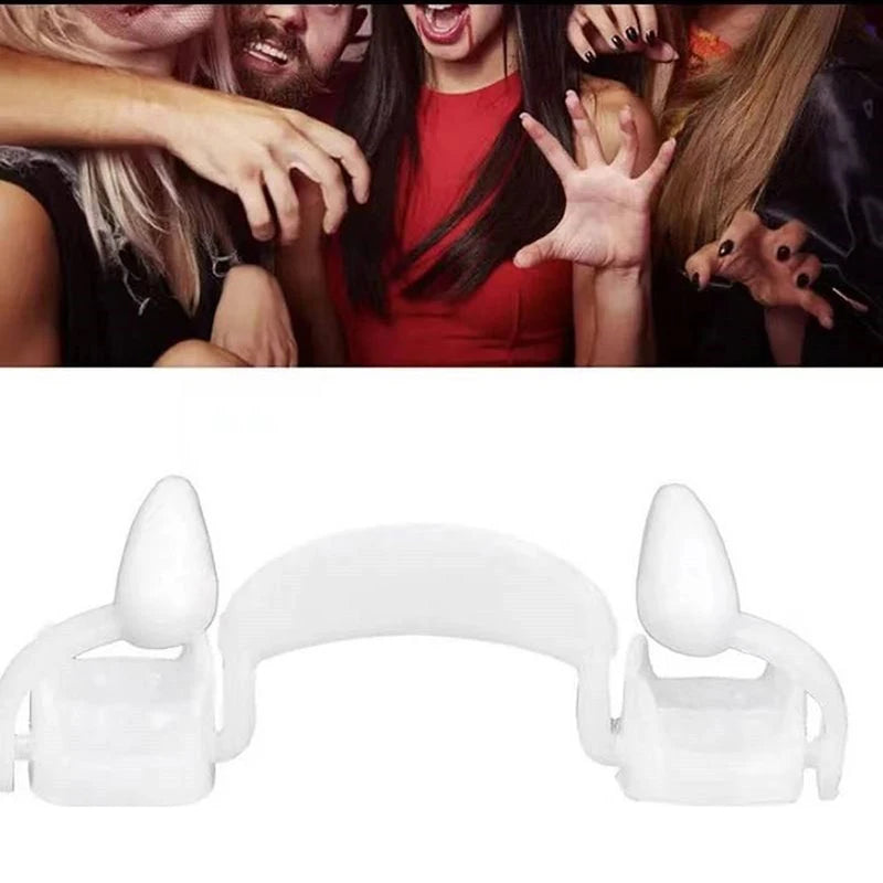 Halloween Retractable Fangs Holiday Party Masquerade Cosplay Props Teeth Braces