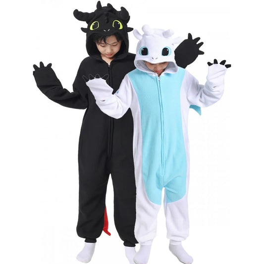 Kigurumi Onesie Cartoon Tothless Pajamas For Kids Adult Women Men Animal Pyjamas Homewear Halloween Cosplay Party Costume