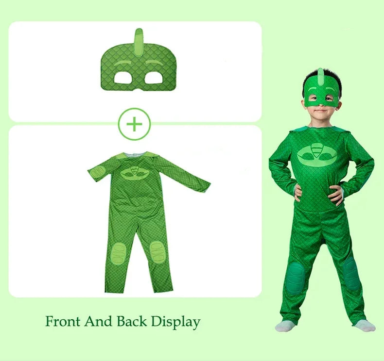 PJ Masks Toys for Children Christmas Halloween Cosplay Costume Anime Figires Catboy Gekko Owlette Birthday Party Kids Gifts