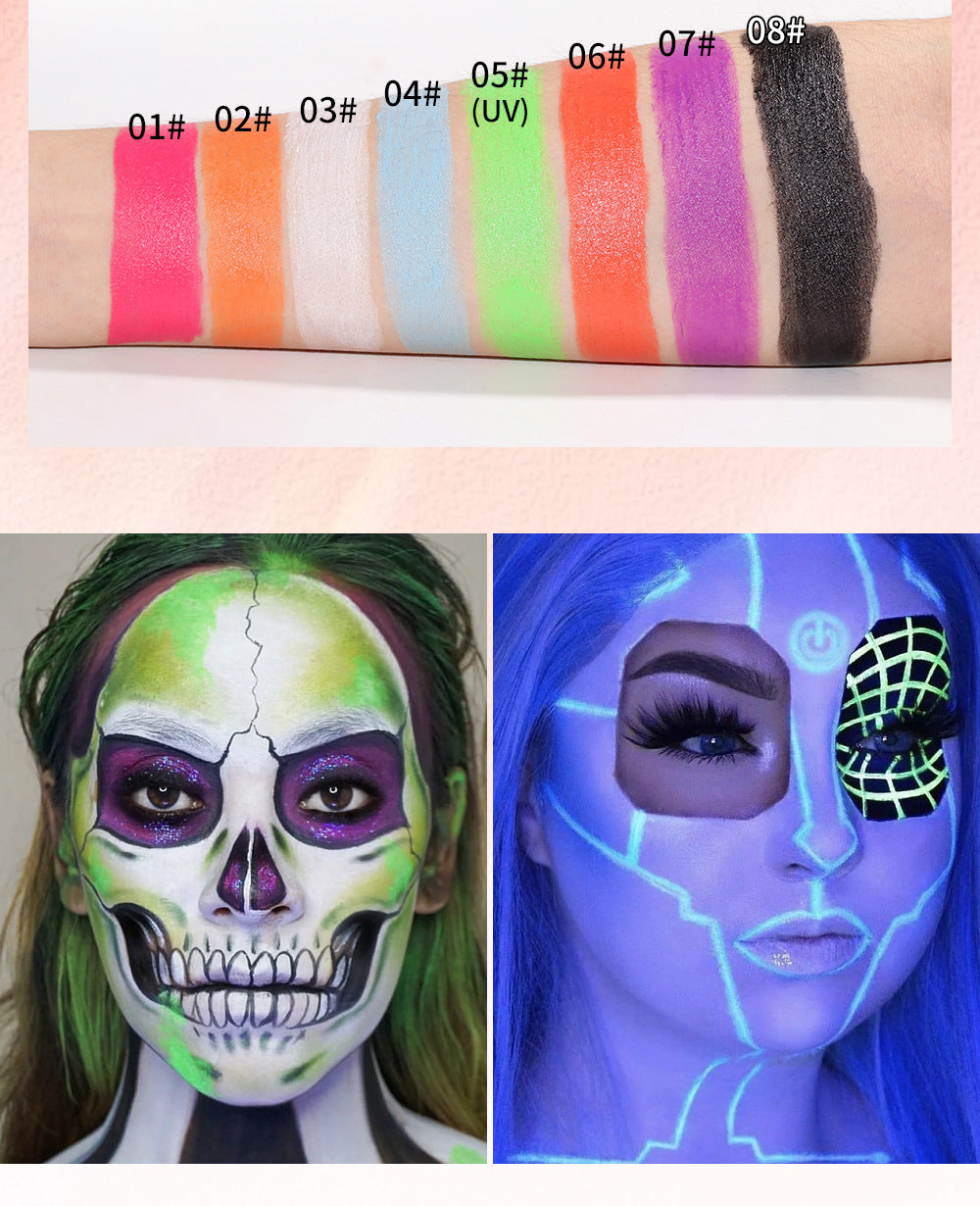 Halloween Makeup Body Face Paint 8 Colors Make Up Kids Face Cosmetics Party Make Up Paint Professional Faces Durable Gadgets