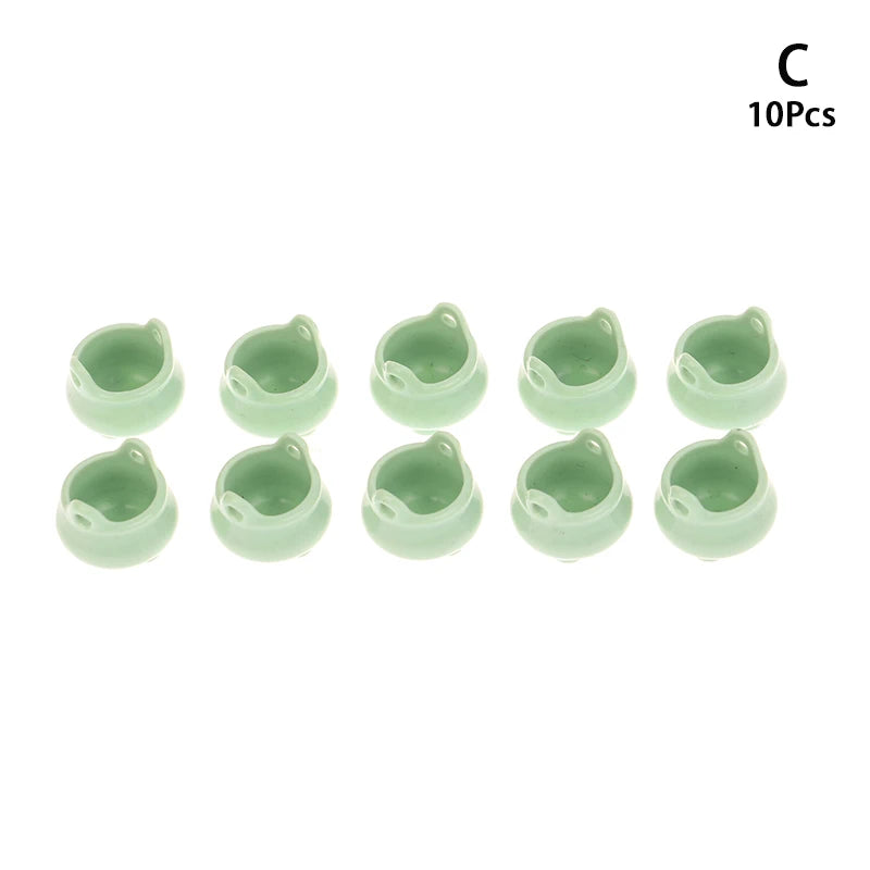 1Set Doll House Halloween witch hat/Boiler jar Pumpkin Plastic mini decoration DIY Ghost Festival toy Holiday Party Horror Prop