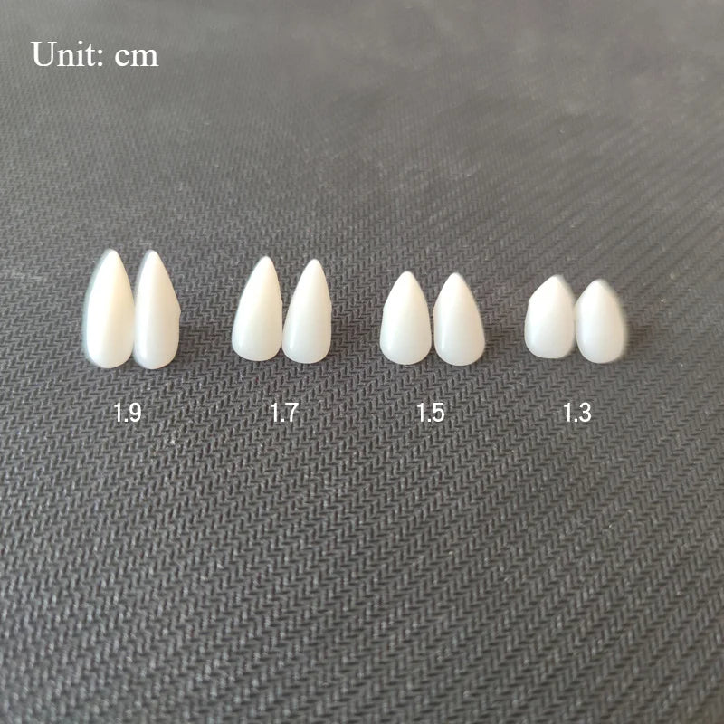 Suit Resin Vampire Teeth Fangs Halloween Props Diy Teeth Plus Glue Teeth Props Cosplay Environmentally Friendly Vampire Party