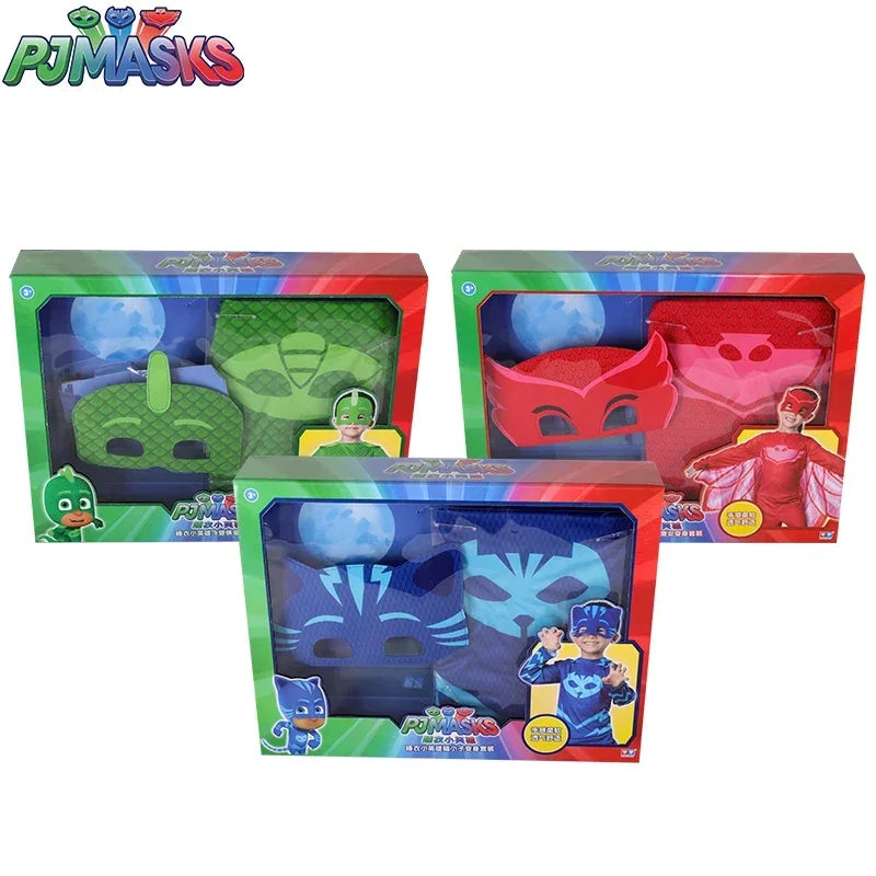 PJ Masks Toys for Children Christmas Halloween Cosplay Costume Anime Figires Catboy Gekko Owlette Birthday Party Kids Gifts